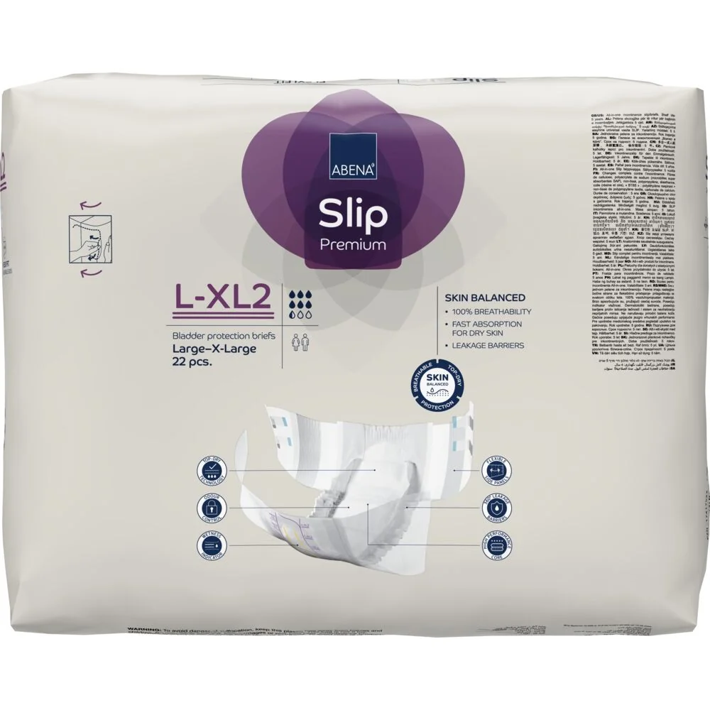 Scutece pentru adulti Premium Flexi Fit L-XL2 cu absorbtie 2900ml, 22 bucati, Abena