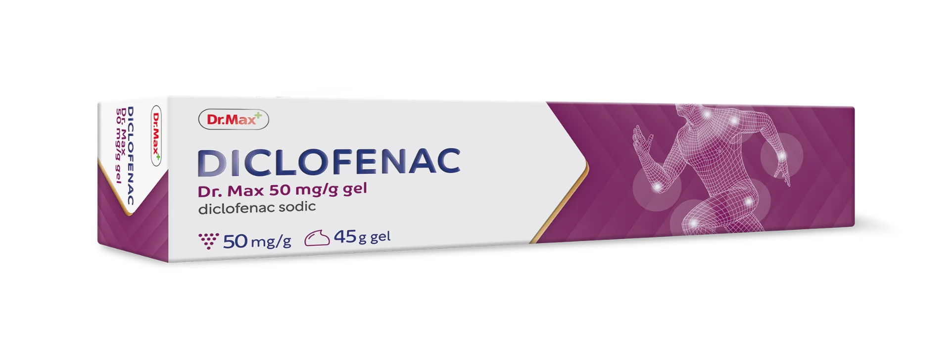 Dr.Max Diclofenac gel 50 mg/g, 45g