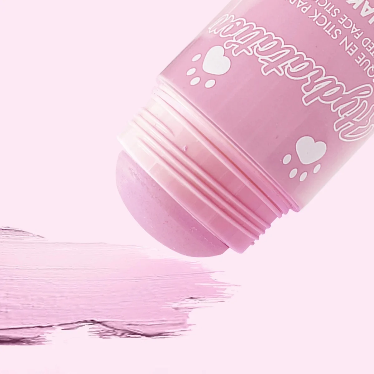 Masca stick hidratanta pentru fata cu argila alba si parfum milkshake de cirese, 30ml, Inuwet