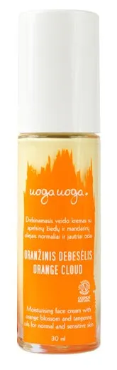 Crema hidratanta pentru fata Bio Orange Clouds, 30ml, Uoga Uoga