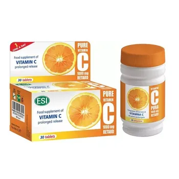 Vitamina C Pura 1000mg Retard, 30 capsule, Esi Spa 