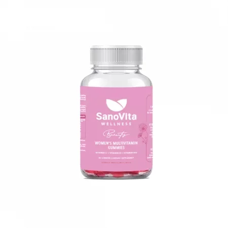 Jeleuri cu multivitamine pentru femei Wellness Beauty, 60 bucati, SanoVita