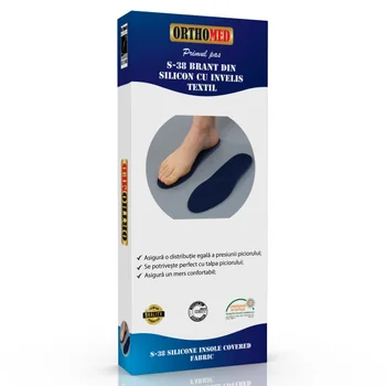 Brant din silicon cu invelis textil marimea S, 1 bucata, Orthomed
