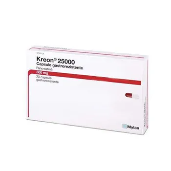 Kreon 25000, 20 capsule, Mylan 