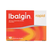 Ibalgin Rapid 400mg, 12 comprimate, Sanofi