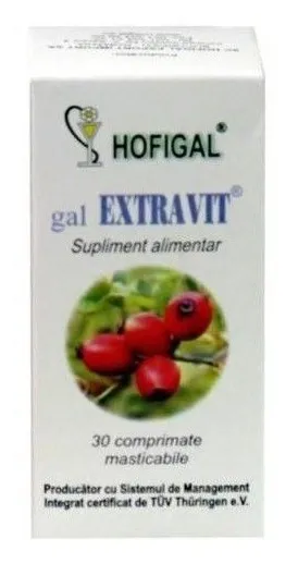 Gal Extravit, 30 capsule masticabile, Hofigal