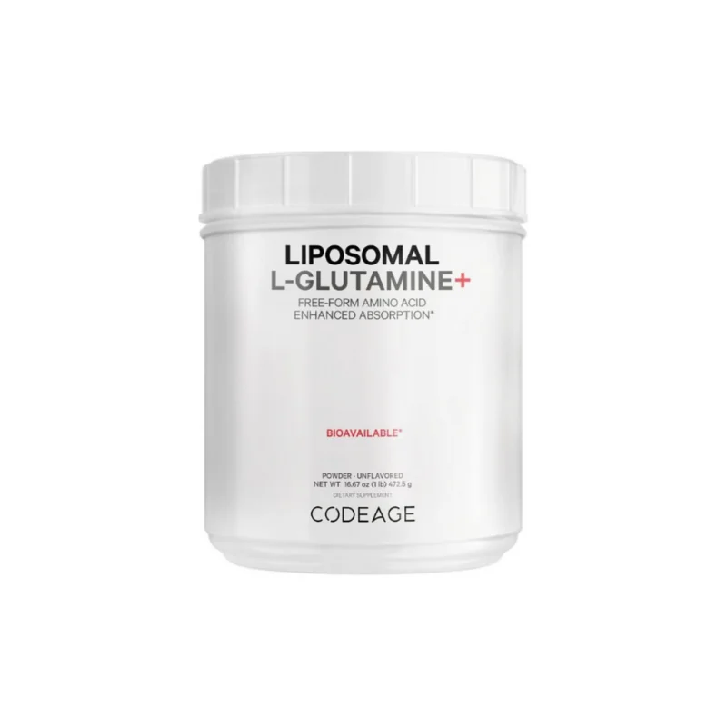 L-Glutamina Lipozomala pentru sustinerea sanatatii musculare si digestive, 472.5g, CodeAge 