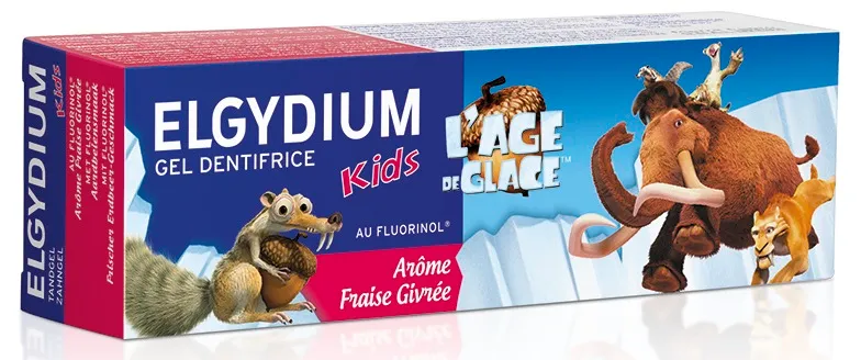Pasta de dinti Ice Age capsuni, 50 ml, Elgydium