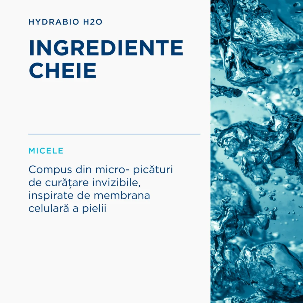 Apa micelara hidratanta Hydrabio H2O, 100ml, Bioderma