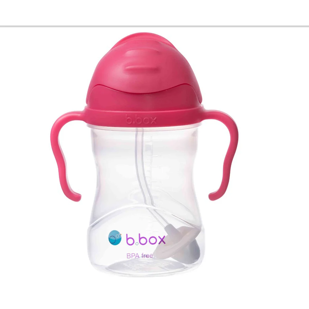 Cana cu pai pentru 6 luni+ Roz, 240ml, Bbox