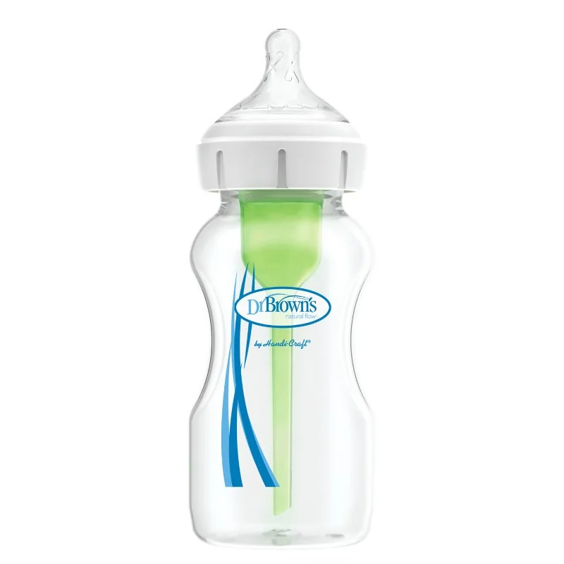 Biberon anti-colici cu gat larg Options+, 270ml, Dr. Brown's