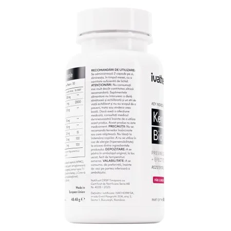 Keratine Forte 1000 mg, 60 capsule, Ivatherm