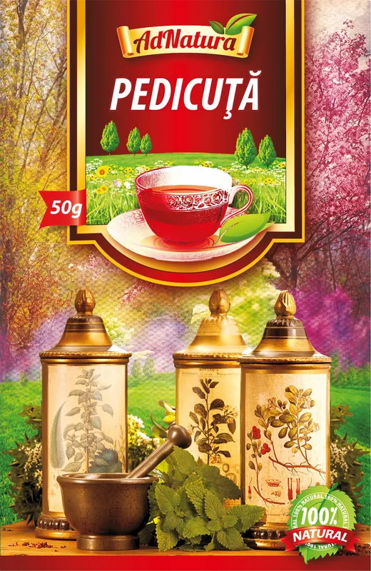 Ceai de pedicuta, 50g, AdNatura