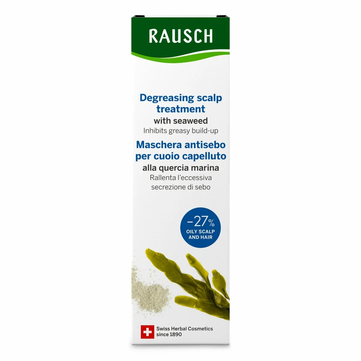 Tratament pentru scalp si par gras cu alge marine, 100ml, Rausch