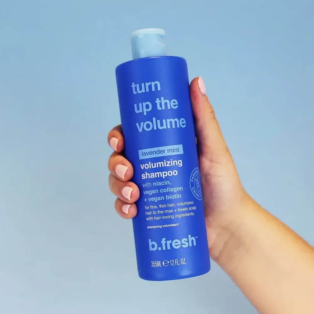 Sampon pentru volum cu cu biotina si niacina Turn up the Volume, 355ml, B.fresh