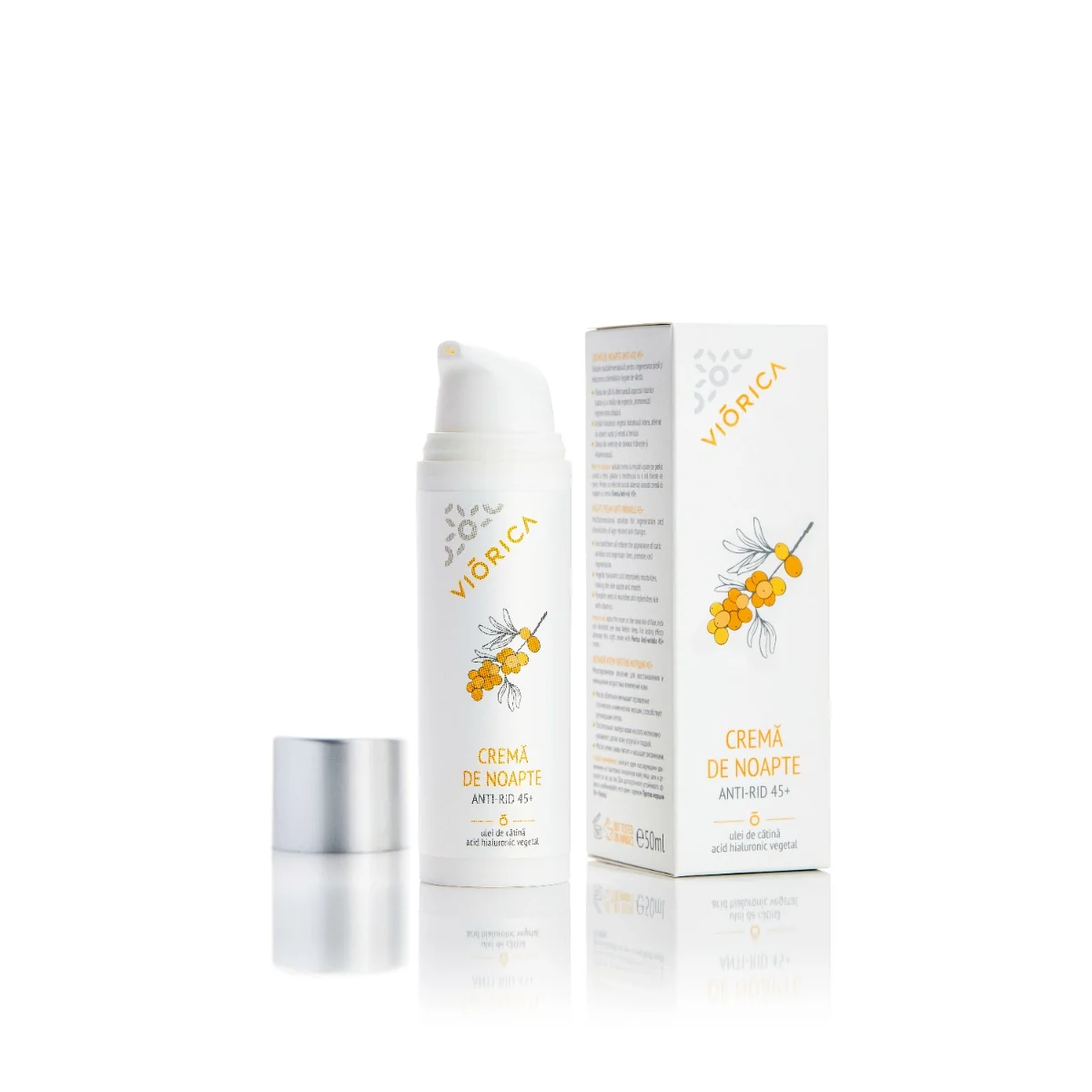 Crema de noapte anti-rid 45+, 50ml, Viorica
