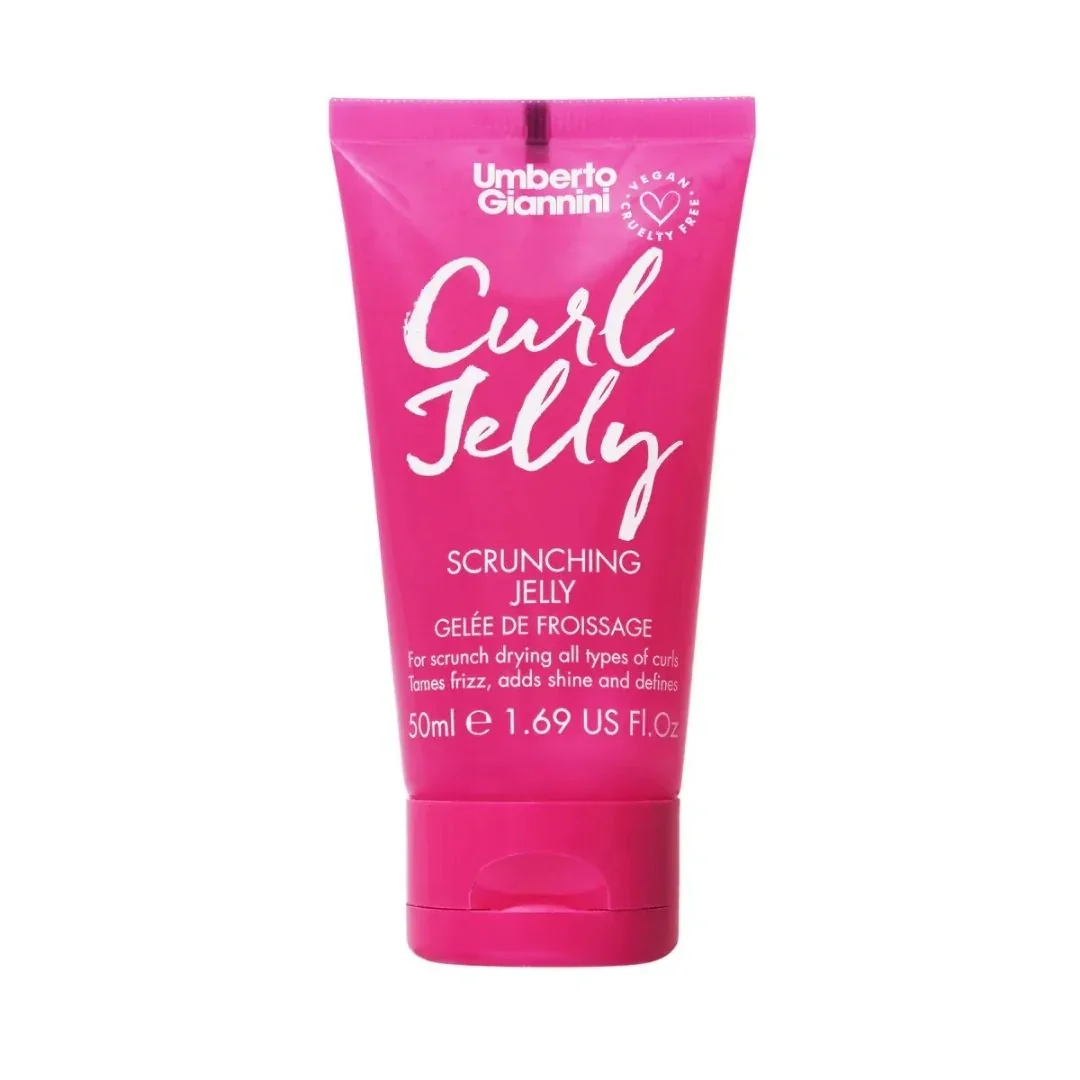 Gel travel size pentru definirea buclelor Scrunching Jelly Curl Jelly, 50ml, Umberto Giannini 