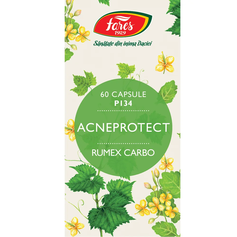 Acneprotect, 60 capsule, Fares