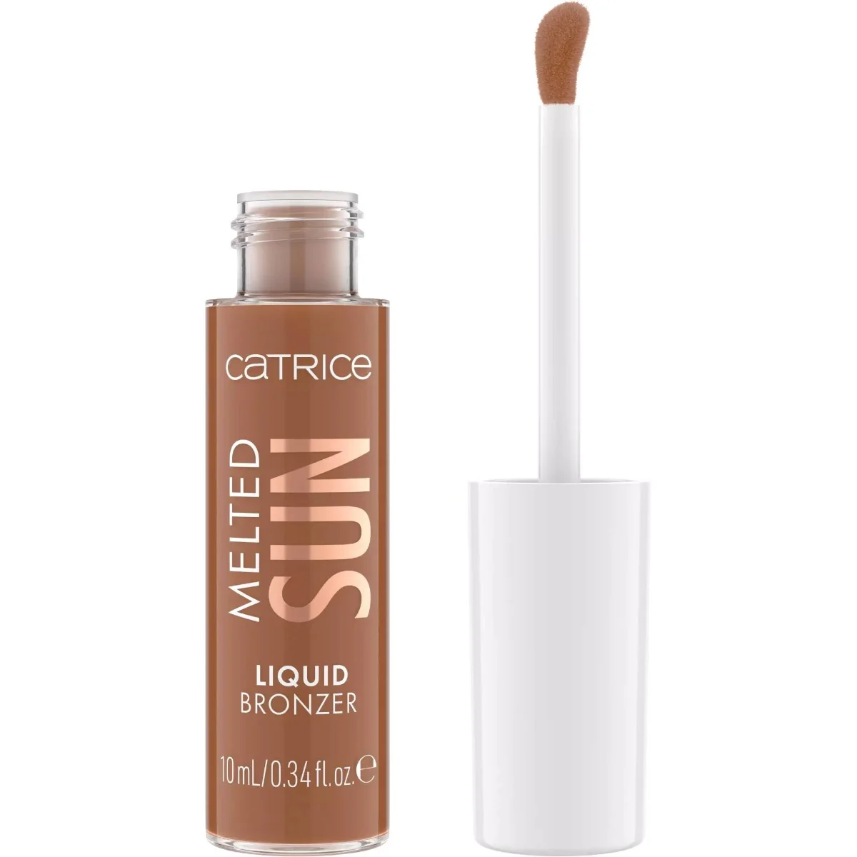 Bronzer lichid pentru fata Melted Sun 025 Beach Please, 10ml, Catrice