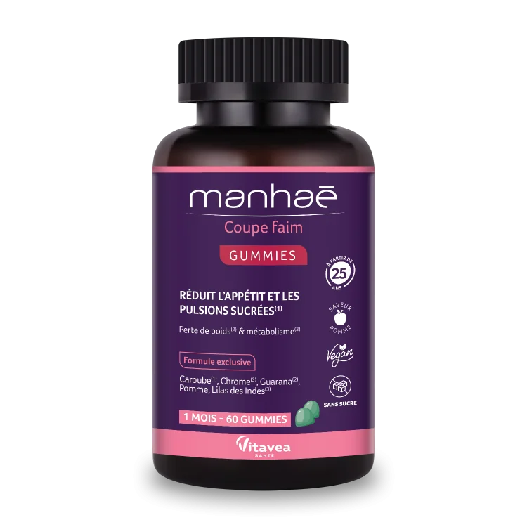 Coupe Faim Gummies, 60 jeleuri, Manhae
