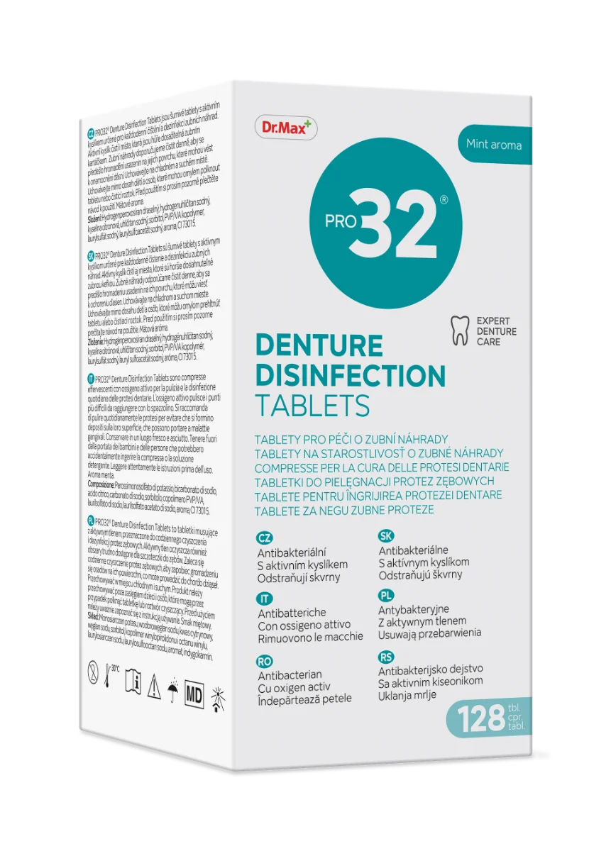 Pro32 Tablete pentru proteza dentara, 128 de bucati