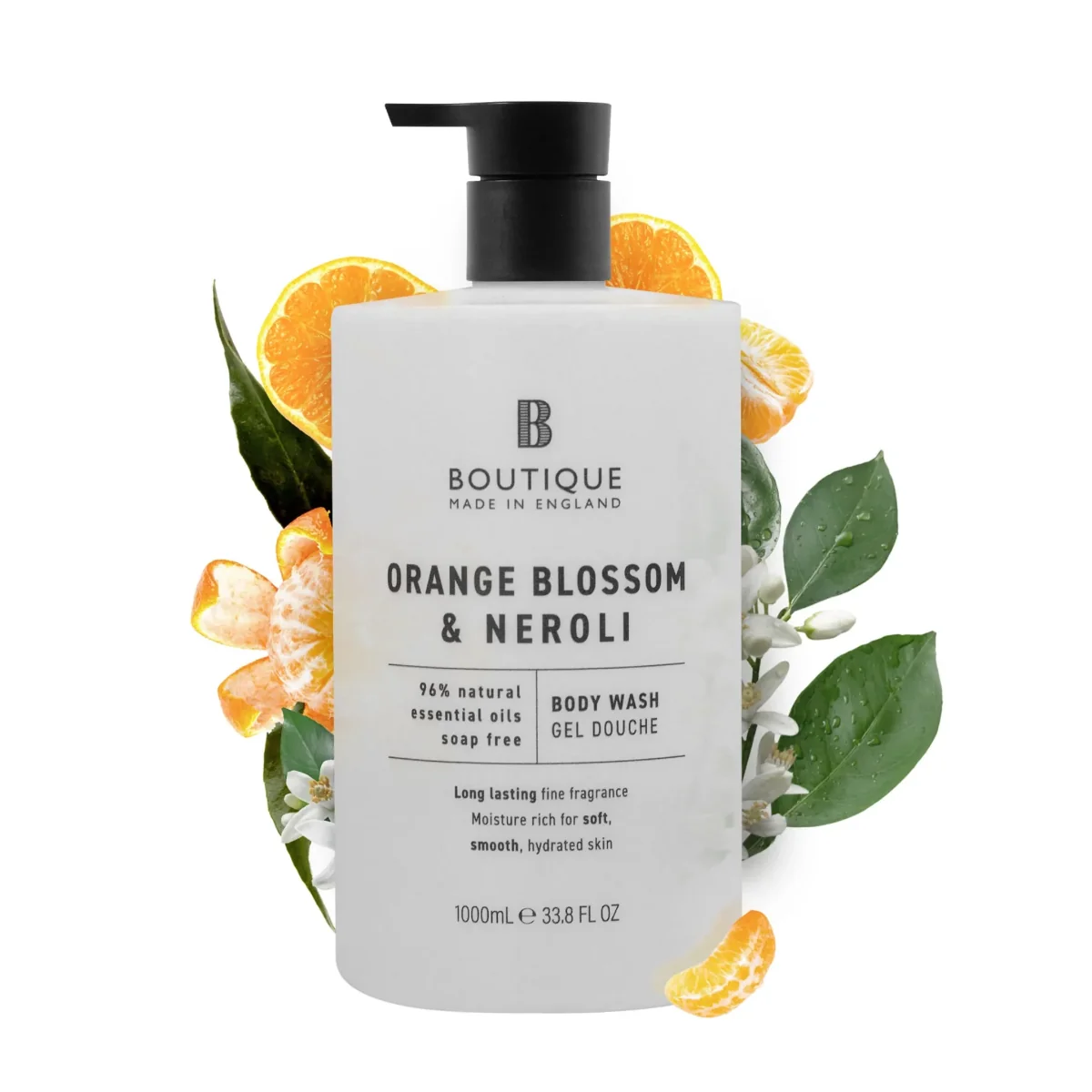 Gel de dus cu parfum de Flori de portocal & Neroli, 500ml, Boutique