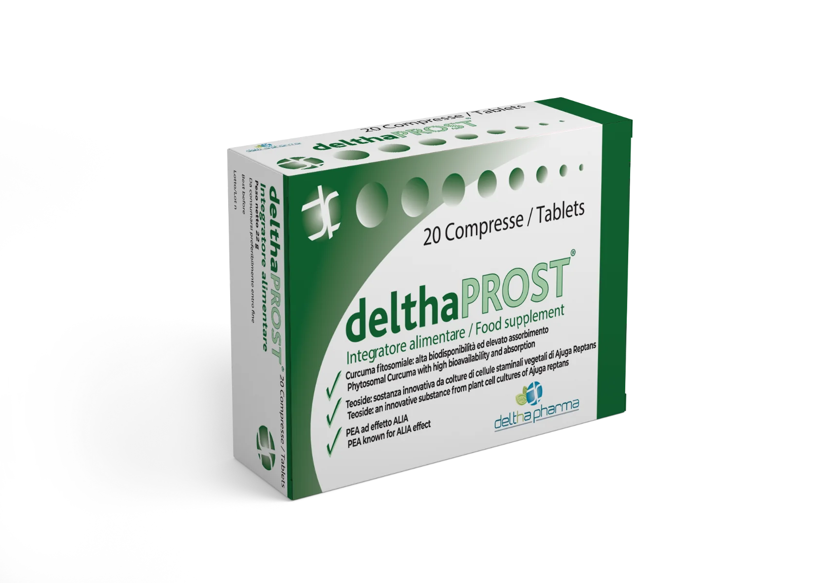 Delthaprost pentru prostata, 20 tablete, Novo Pharma