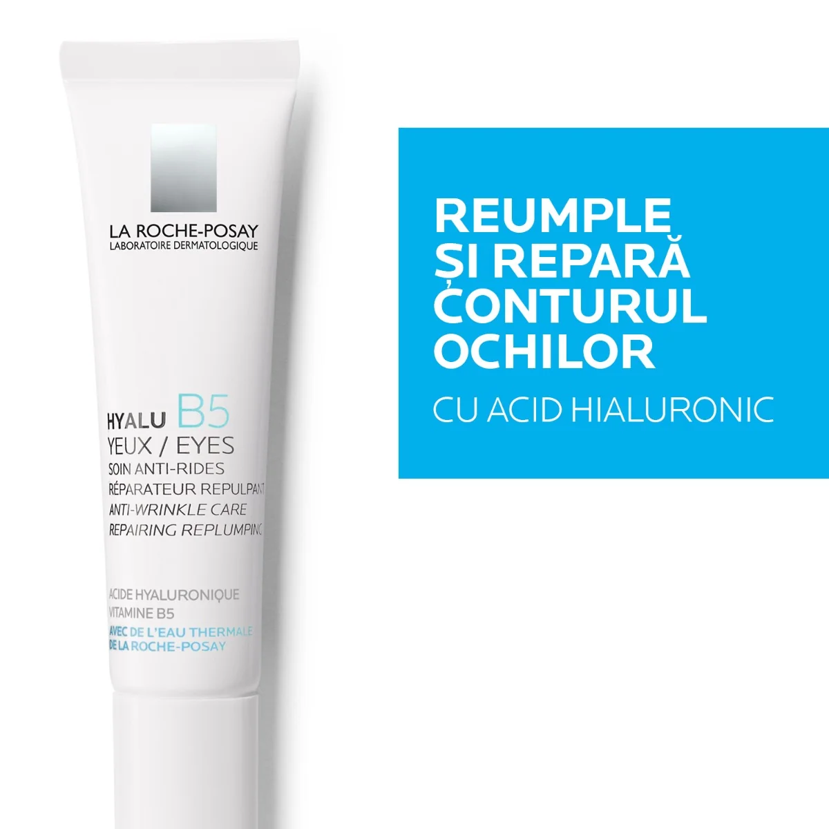 Crema de ochi antirid Hyalu B5, 15ml, La Roche-Posay