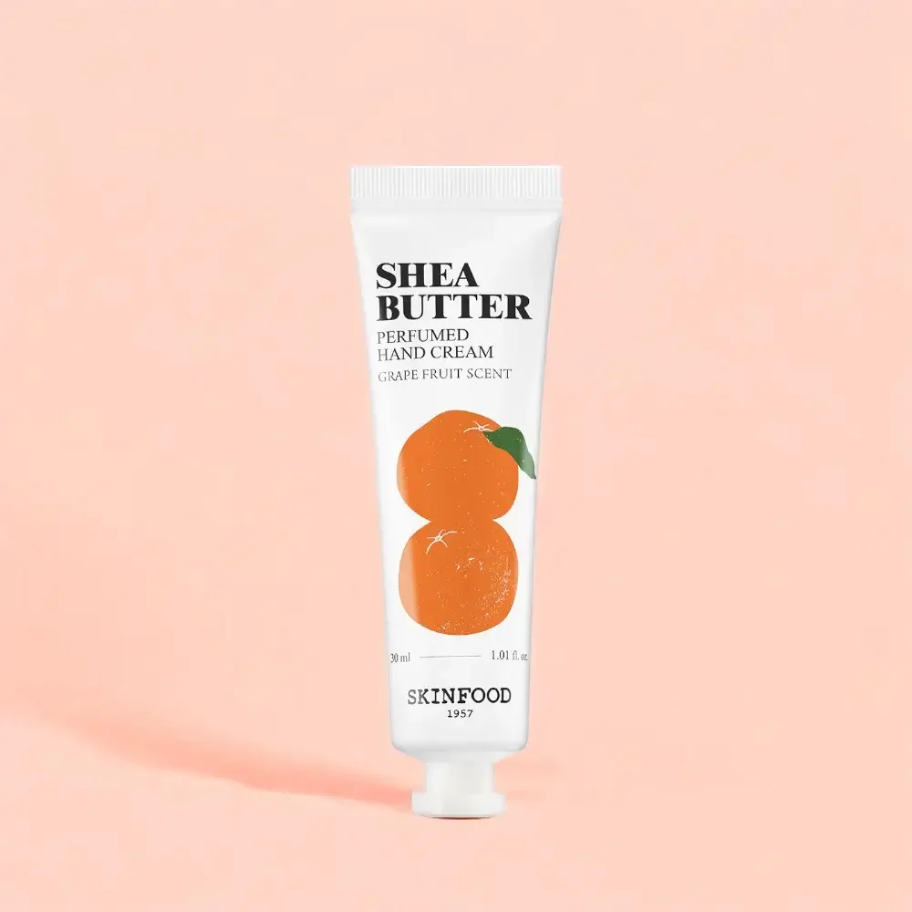 Crema de maini parfumata cu unt de shea si aroma de grapefruit, 30ml, Skinfood