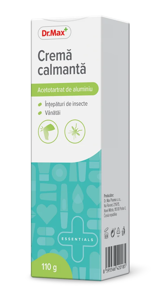 Dr. Max Crema calmanta cu acetotartrat de aluminiu, 110g