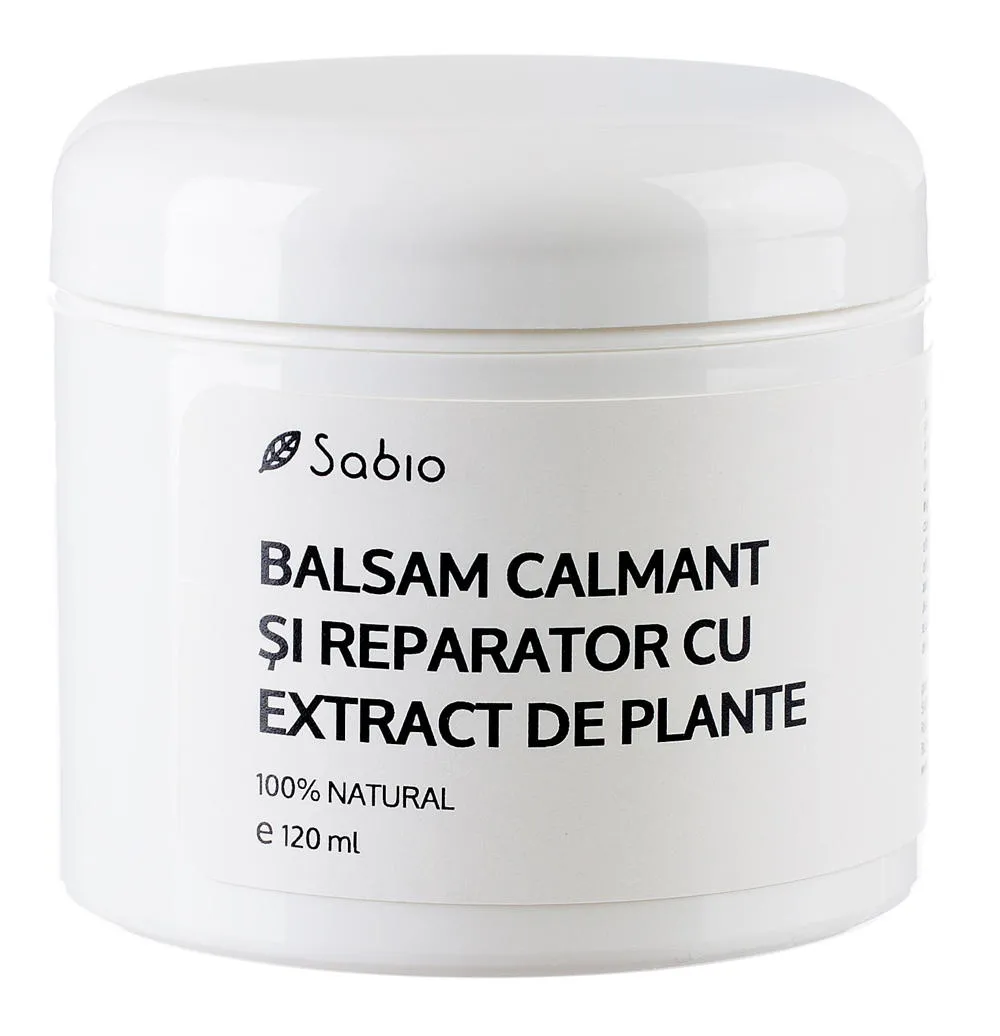 Balsam calmant si reparator cu extract din plante, 120ml, Sabio