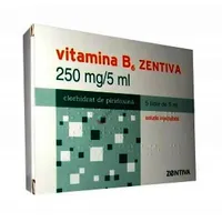 Vitamina B6 250mg/5ml, 5 fiole, Zentiva