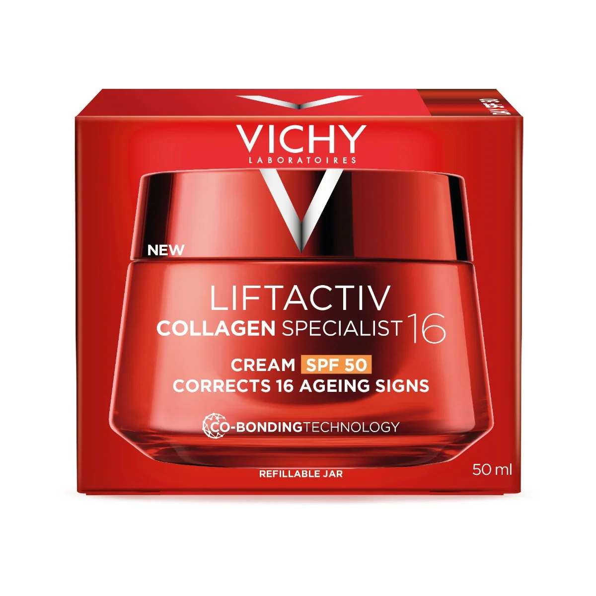 Crema antirid de zi Liftactiv Collagen Specialist 16 SPF 50, 50ml, Vichy