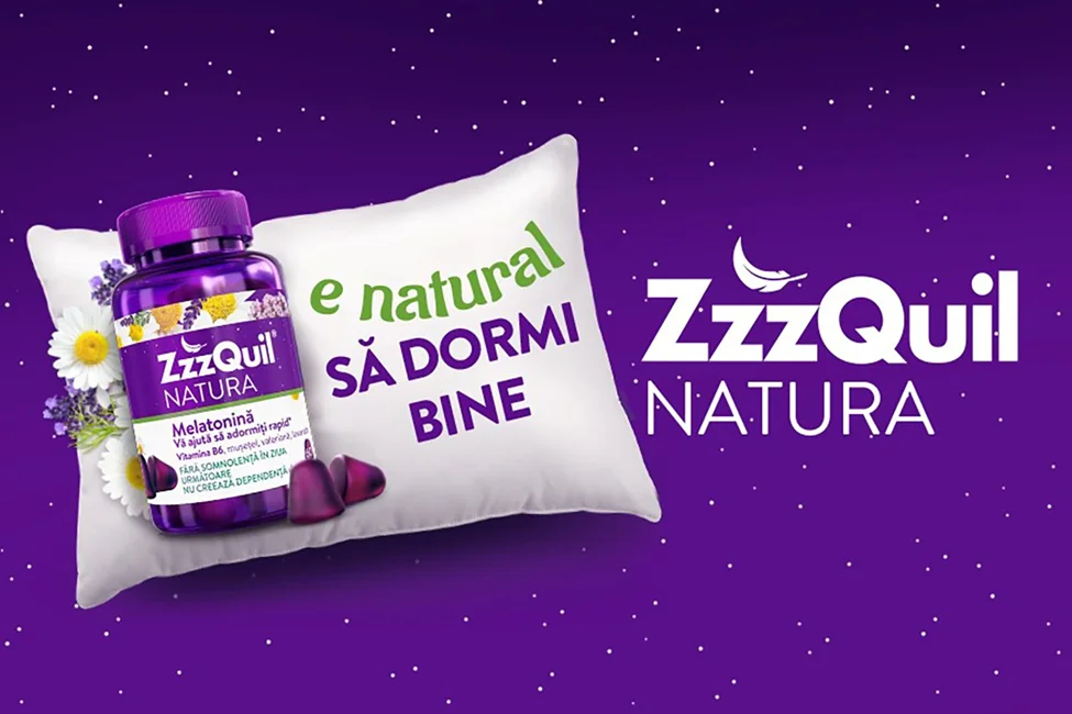 ZzzQuil Natura melatonina pentru somn. ZzzQuil Natura melatonina pentru somn.