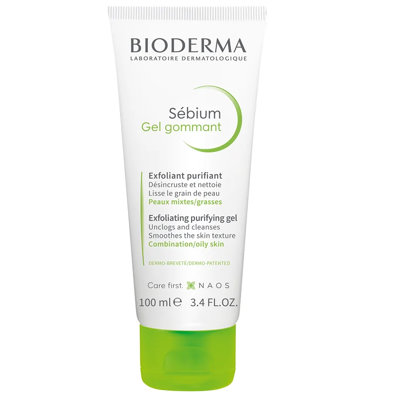 Gel exfoliant Sebium, 100ml, Bioderma