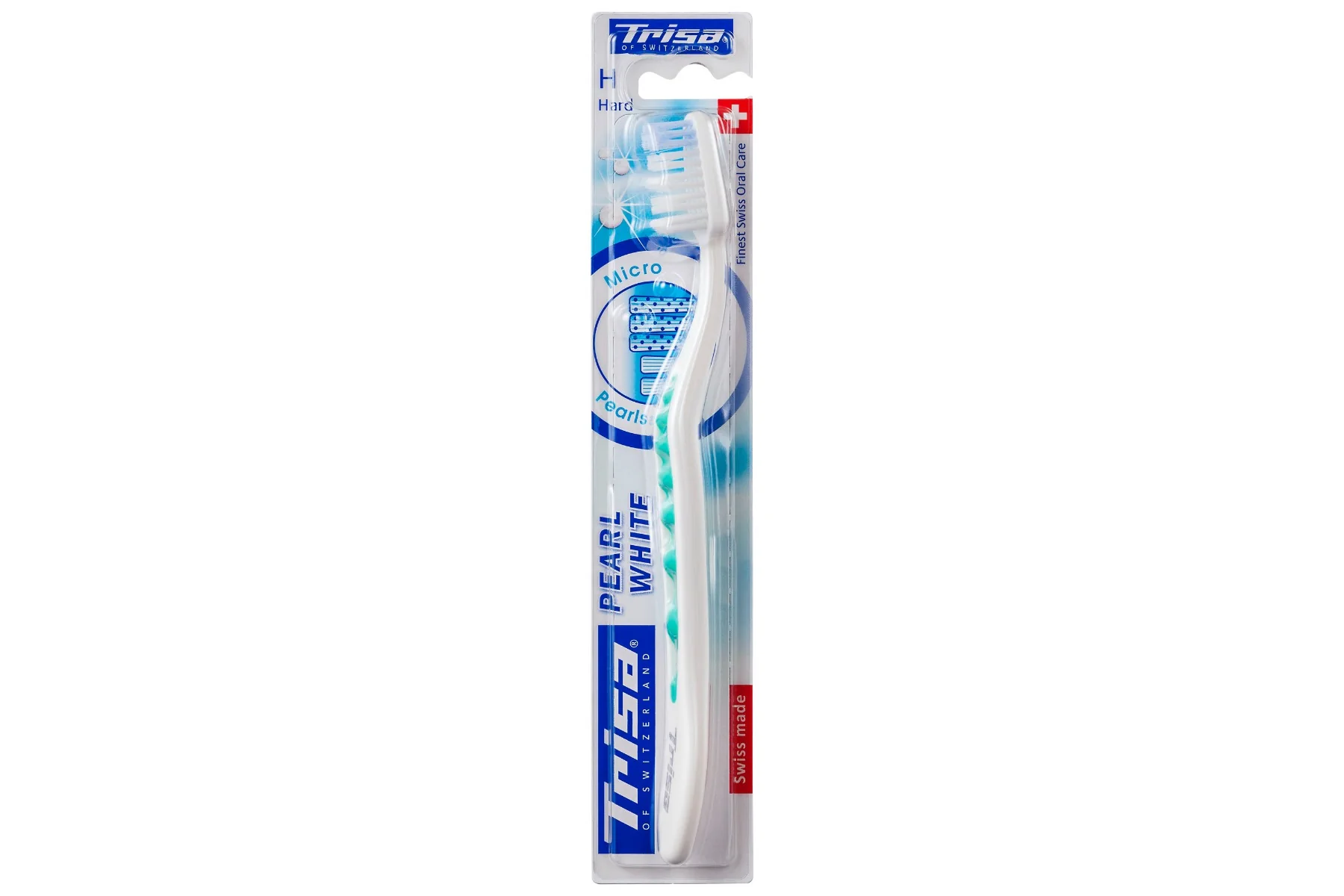 Periuta de dinti Pearl White Hard, 1 bucata, Trisa 