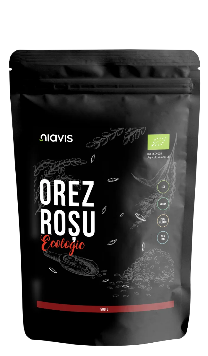 Orez rosu ecologic, 500g, Niavis