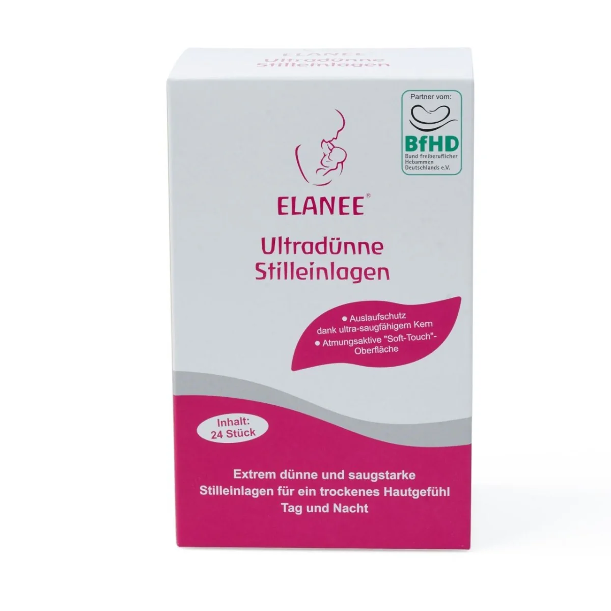 Tampoane superabsorbante pentru san de unica folosinta ultrasubtiri Elanee 219-00, 24 bucati, Grunspecht 