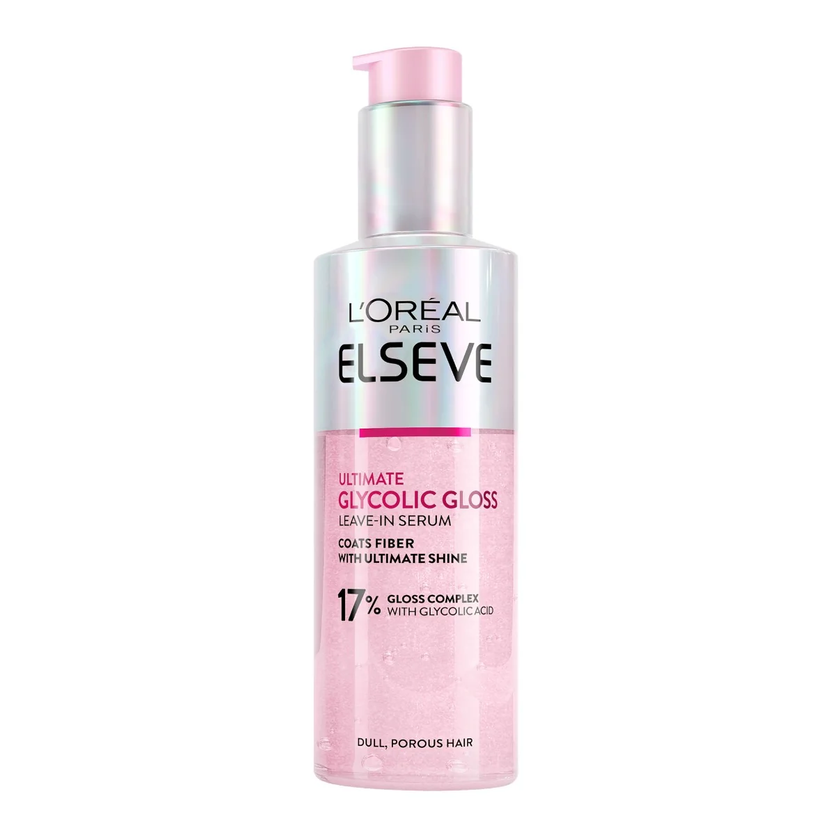 Serum pentru stralucirea parului fara clatire Glycolic Gloss Ultimate, 150ml, Elseve