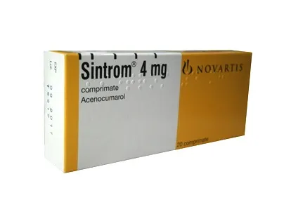 Sintrom 4mg, 20 comprimate, Novartis