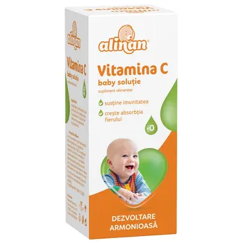 Solutie Vitamina C baby Alinan, 20ml, Fiterman 
