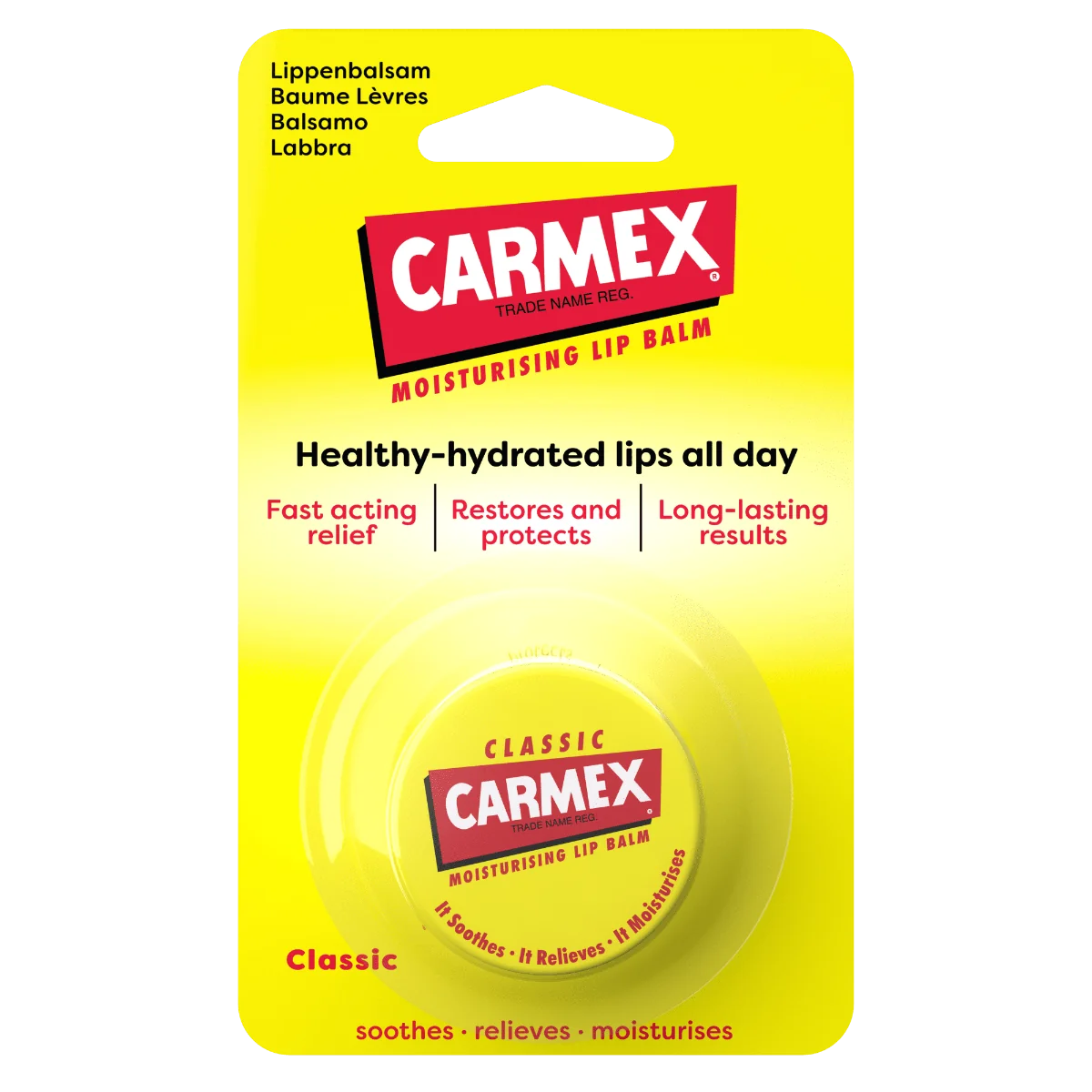 Balsam reparator pentru buze uscate si crapate, 7.5g, Carmex