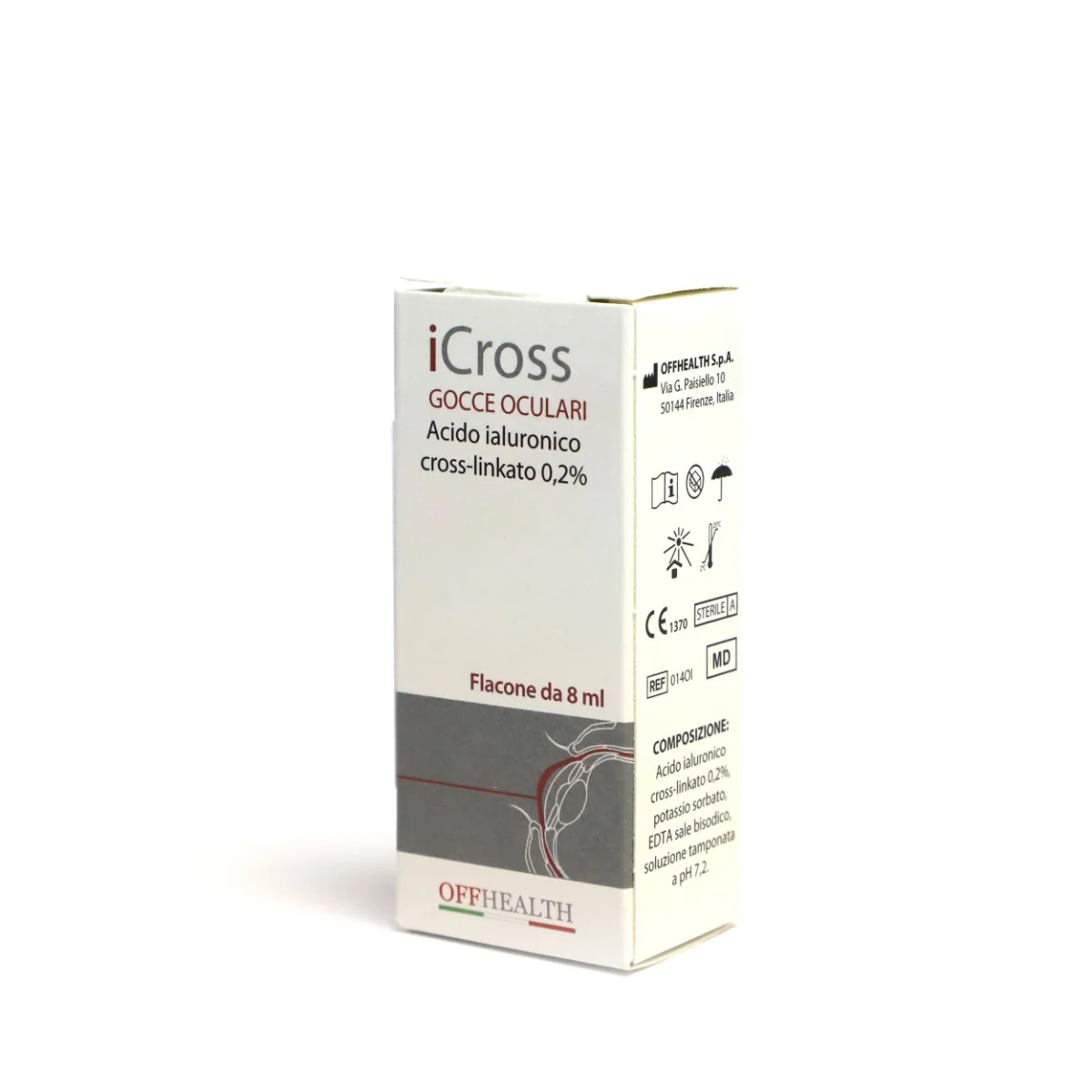 iCrossgel picaturi oftalmice, 8 ml, OFFHEALTH