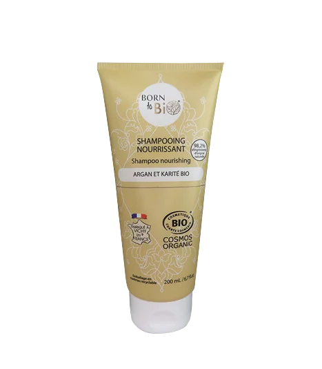 Sampon bio nutritiv cu argan si unt shea, 200ml, Born to Bio