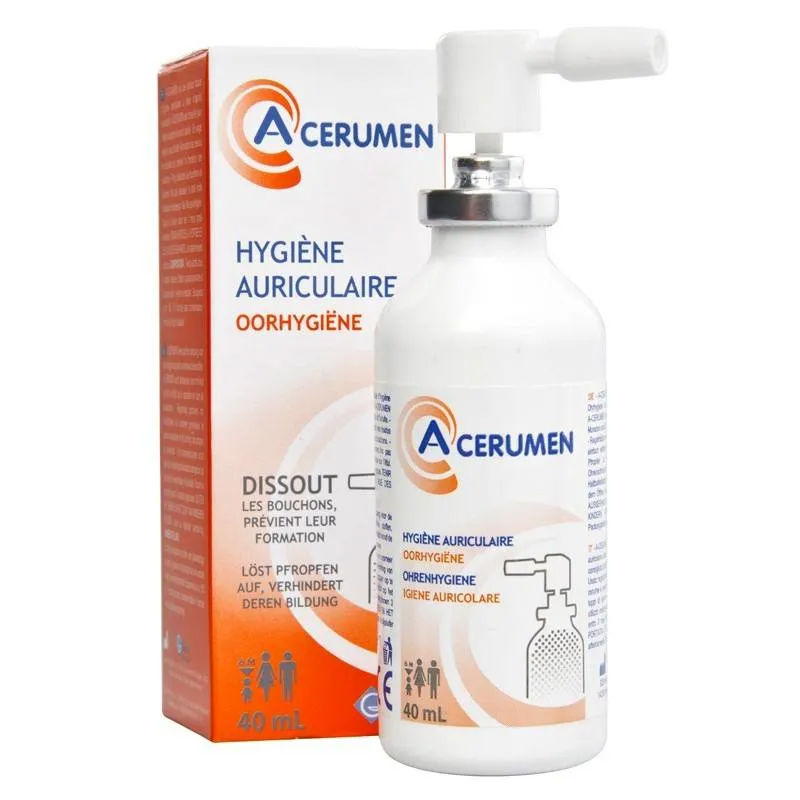 Spray pentru igiena urechilor, 40ml, A-Cerumen