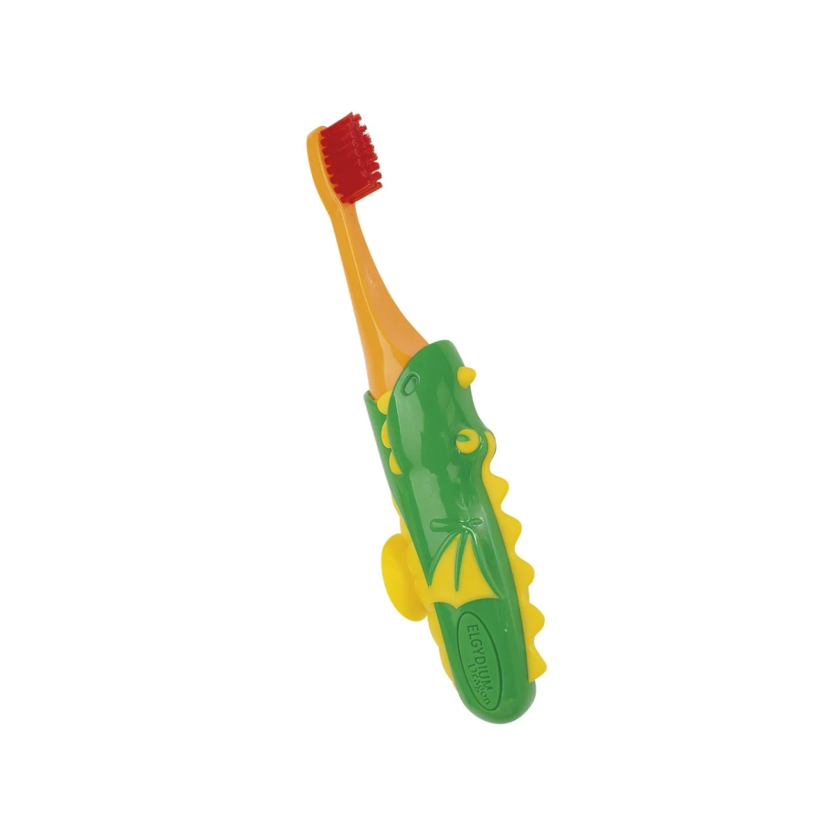Periuta de dinti pentru copii intre 2-6 ani in forma de dragon, 1 bucata, Elgydium