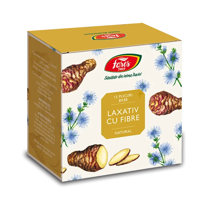 Laxativ cu fibre, 15 plicuri, Fares