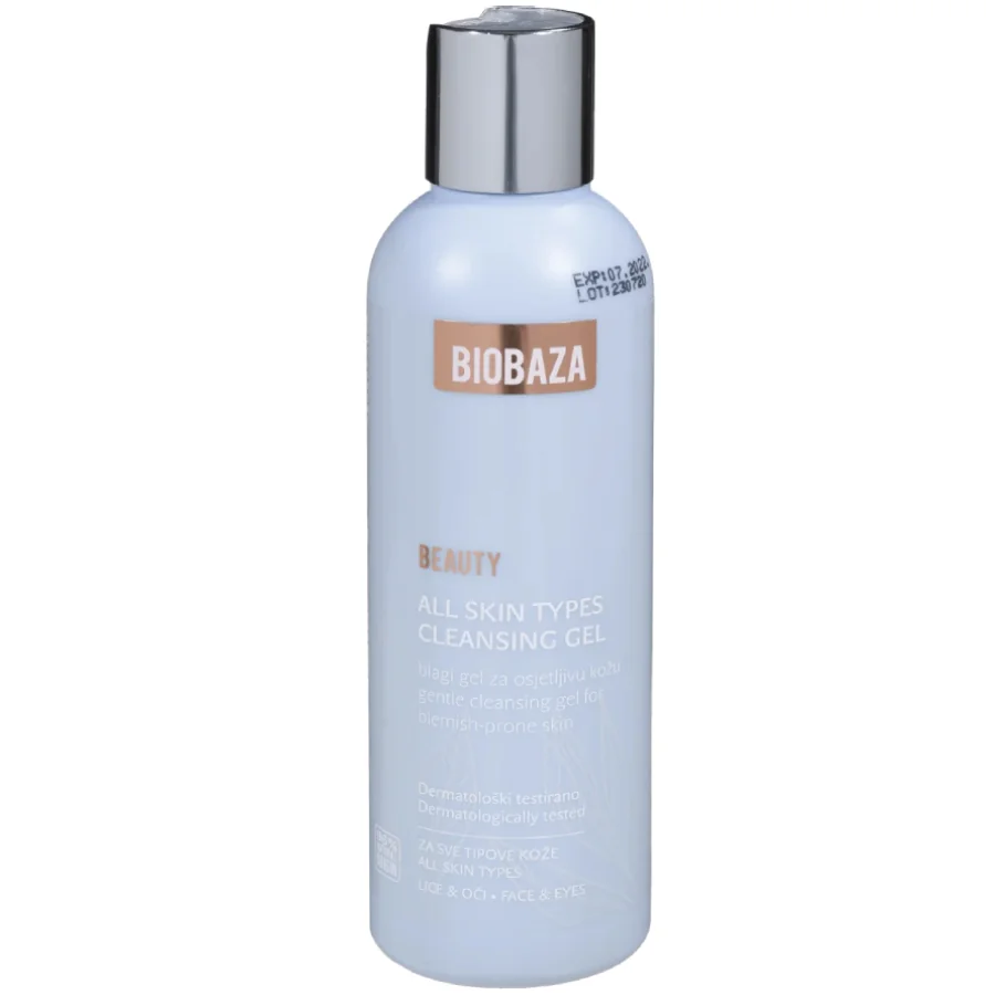 Gel de curatare natural pentru toate tipurile de ten, 200ml, Biobaza