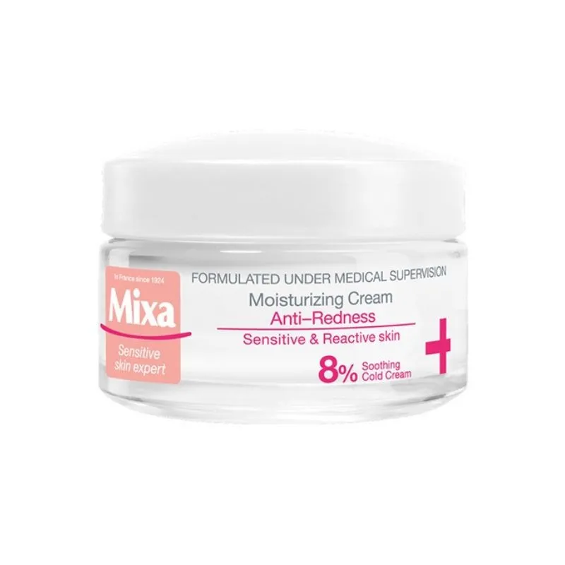 Crema hidratanta anti-roseata pentru ten sensibil si reactiv, 50ml, Mixa