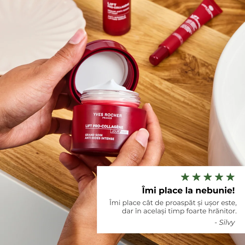Crema cu actiune intensa antirid, 75ml, Yves Rocher